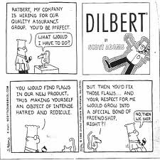 Dilbert on QA